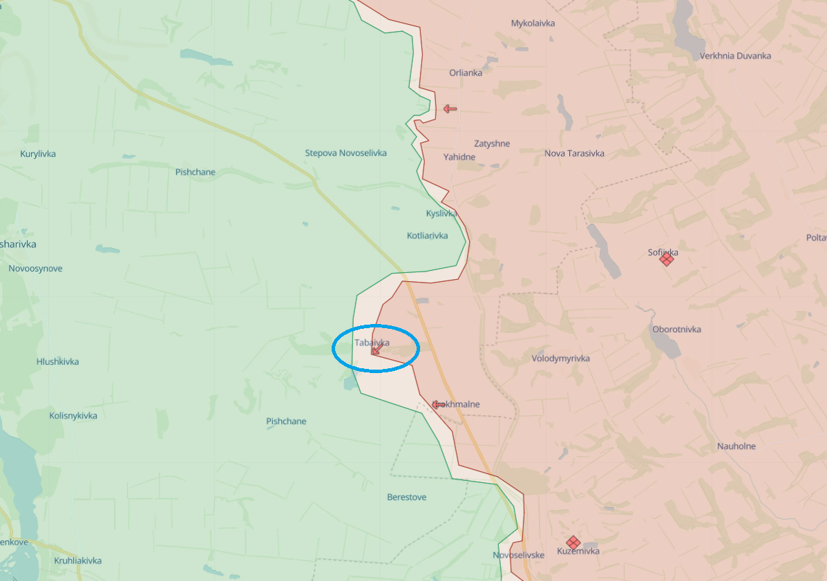 Russians claim capture of Tabaivka near Kupiansk, Ukrainian forces refute information